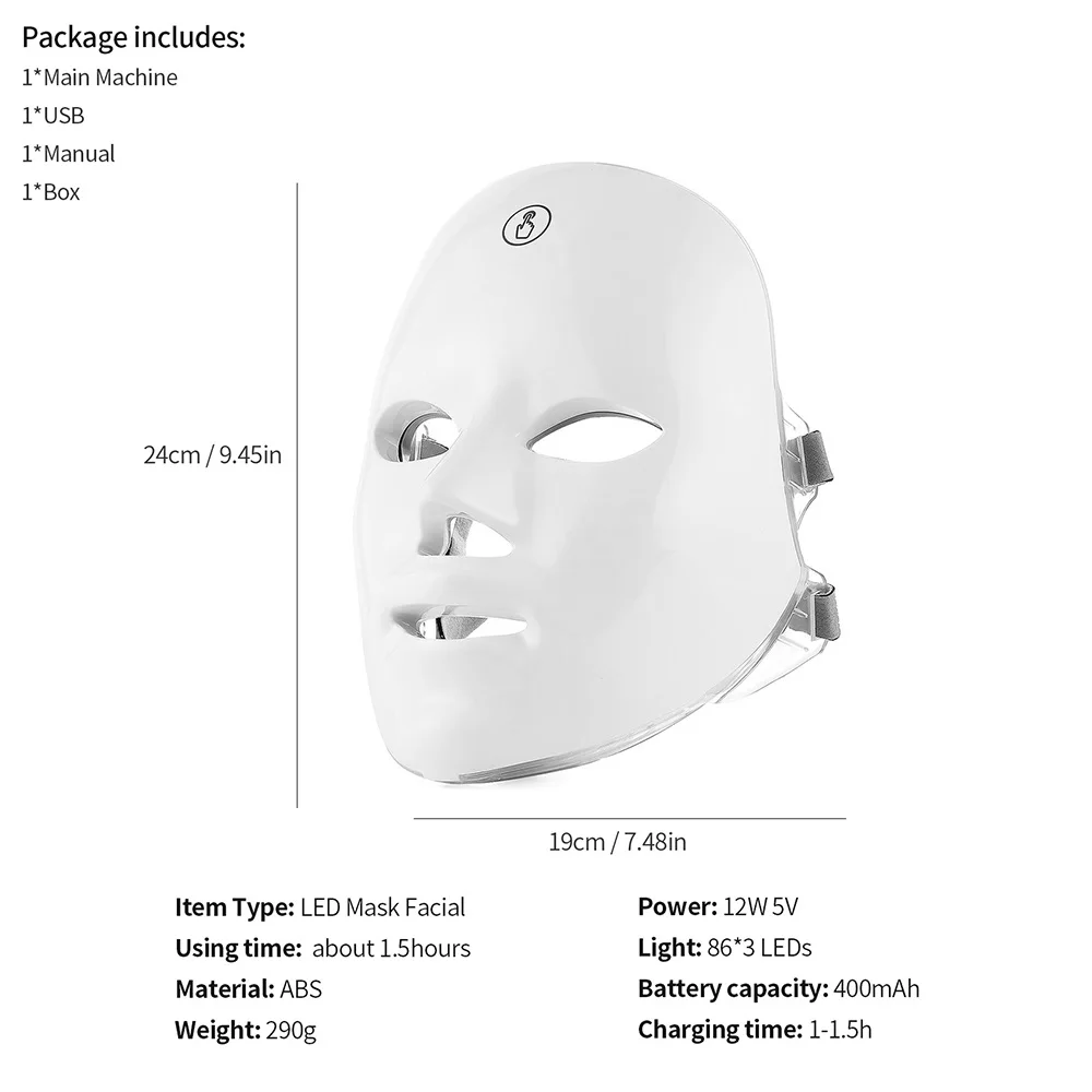Mask with LED for Rejuvenation